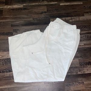 White Linen Pants